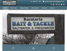 Tablet Screenshot of baratariabaitandtackle.com